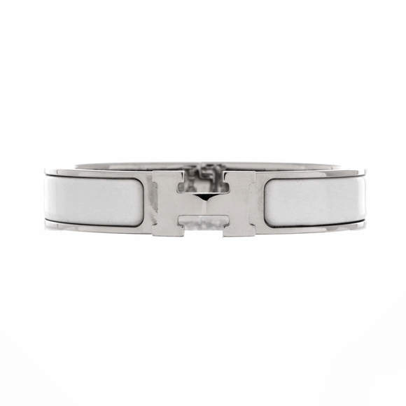 Hermes Narrow Clic H Bracelet Enamel - Picture 1 of 3